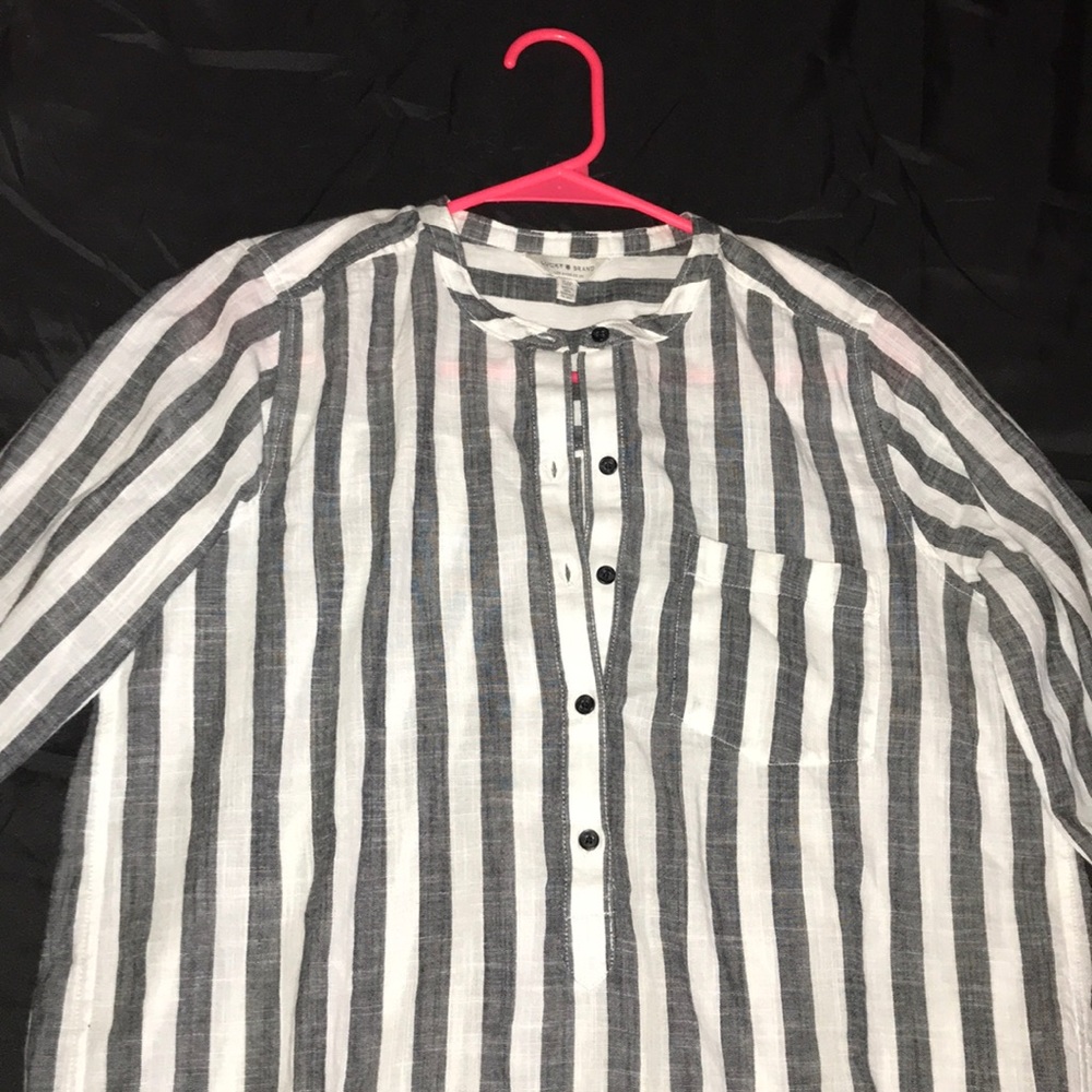 Lucky brand button up long sleeve